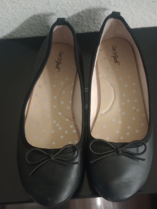Cat & Jack Other - Cat & Jack Black Bow Ballet Flats